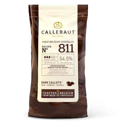 Chocolat de Couverture Noir-54% Callebaut - Patisshop