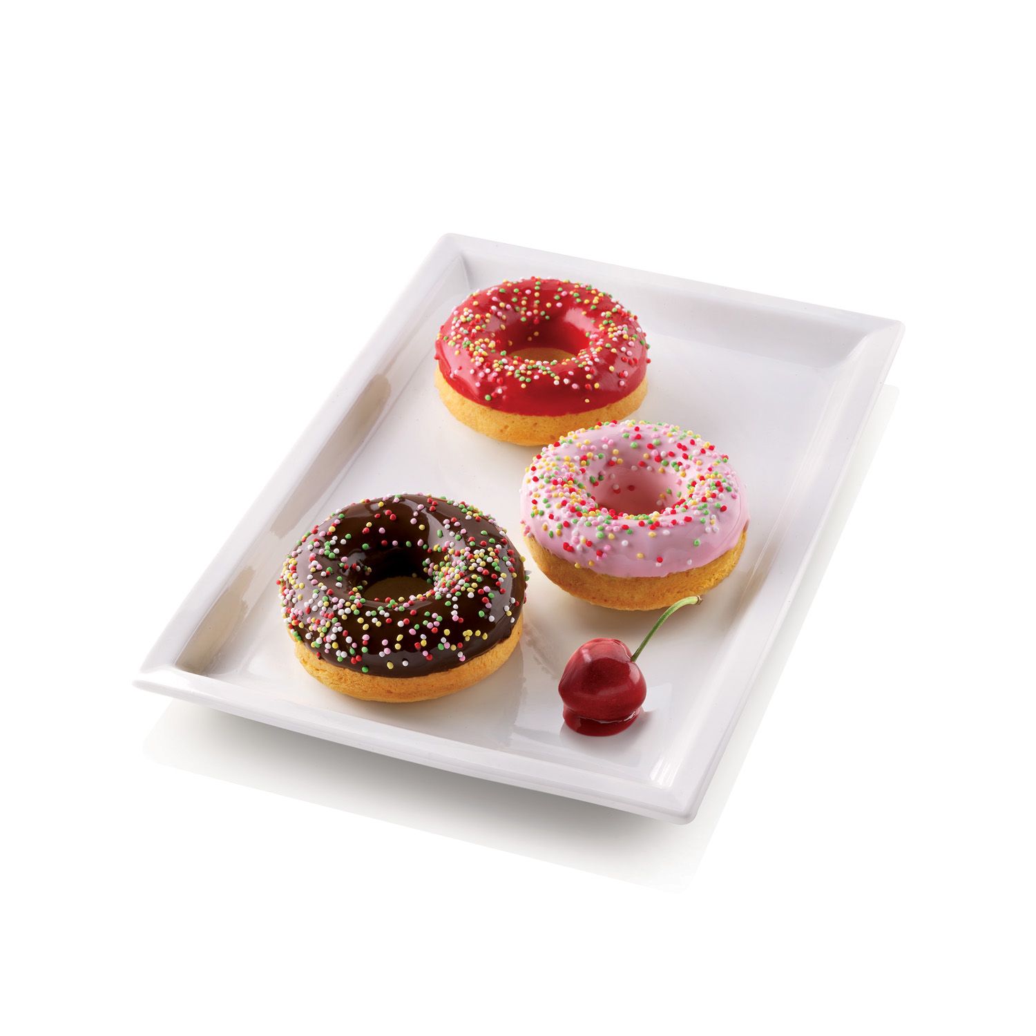 Moule Donuts Silikomart en Silicone x6 - Patisshop